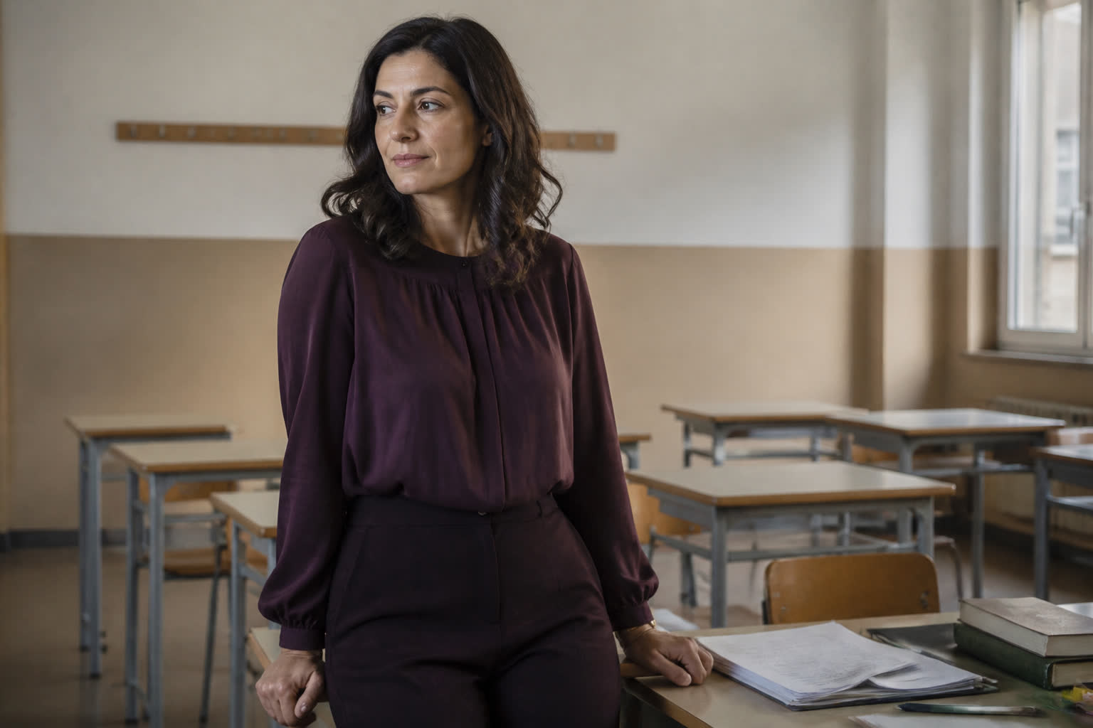 Docente in un'aula durante un percorso di formazione